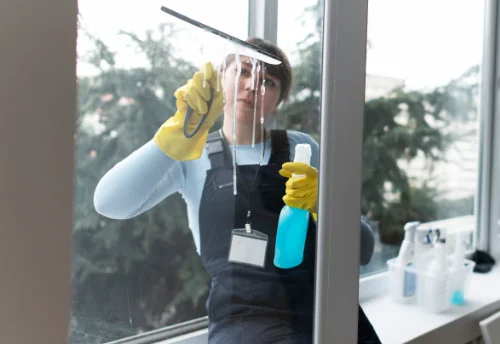 Nettoyage de vitres intérieures et extérieures à Moulineaux